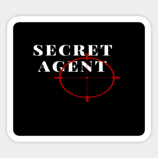 Secret agent design Sticker